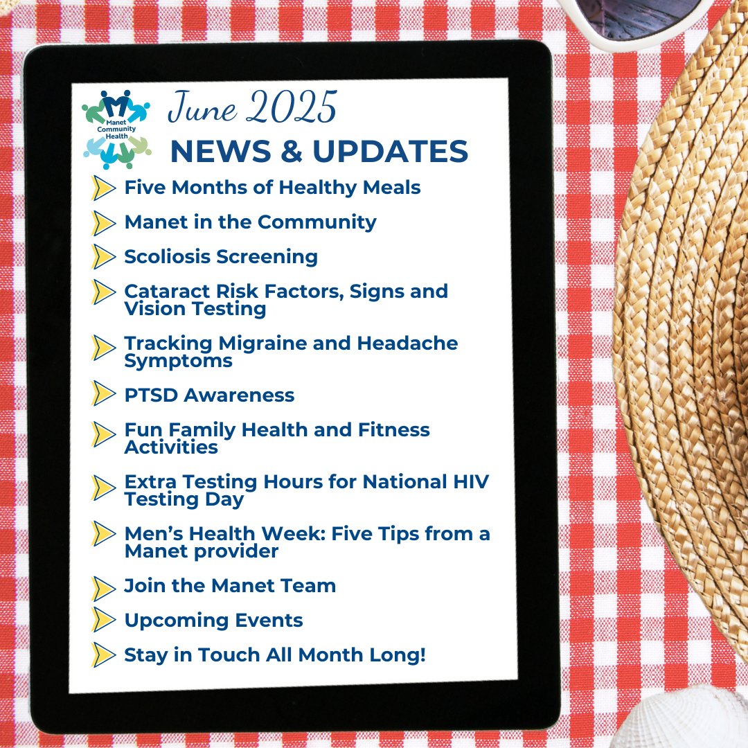 Hot off the press! The June edition of the Manet Newsletter is here! Packed with health tips, recipes, downloadable resources, event photos, and more. 📬 Check it out and be sure to subscribe to get it delivered to your inbox every month! myemail.constantcontact.com/Spring-Updates…