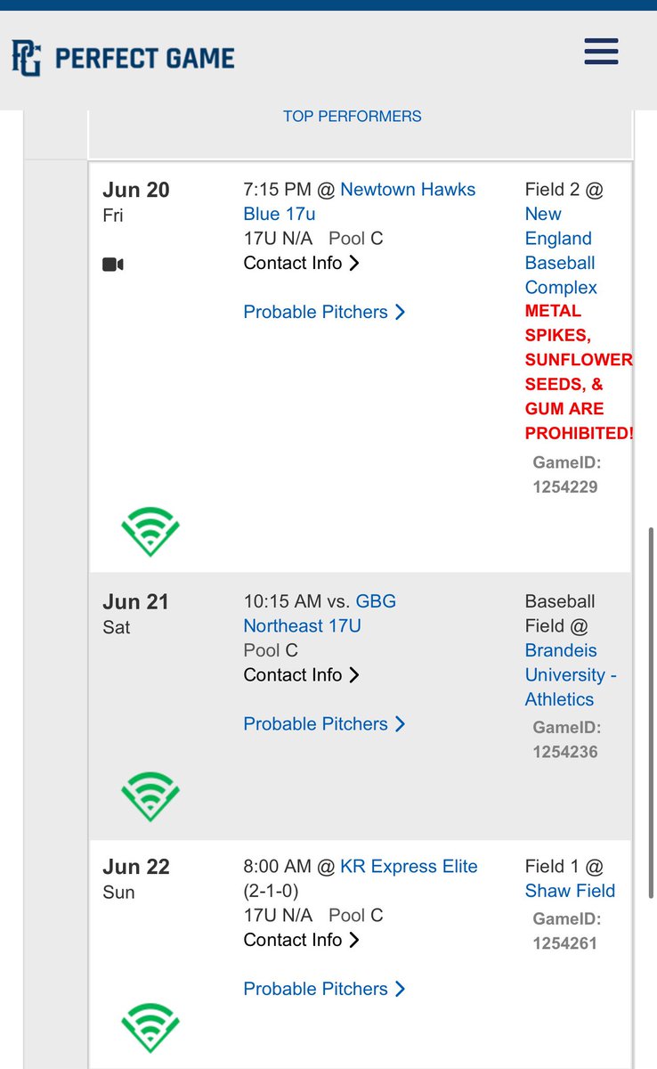 Jack (@jackabel29) on Twitter photo Jack Abel Uncommitted 2026 Middle Infielder
Exited to play with <a href="/RipCityAcademy/">Rip City Academy</a> this coming up weekend at the PG NEBC tournament. Below is my schedule for the weekend. Jack Abel Uncommitted 2026 Middle Infielder
Exited to play with <a href="/RipCityAcademy/">Rip City Academy</a> this coming up weekend at the PG NEBC tournament. Below is my schedule for the weekend.