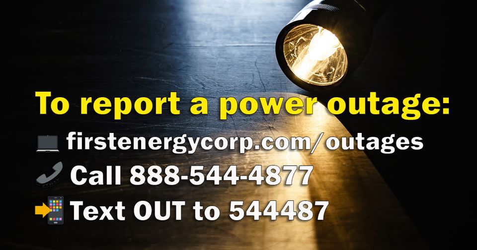 #LongBranchPD reminds you to keep this information handy so you can notify JCP&amp;L if you ever lose power. Reporting outages helps to pinpoint damages and expedite repairs.
Online: firstenergycorp.com/outages
Call: 888-544-4877
Text: OUT to 544487