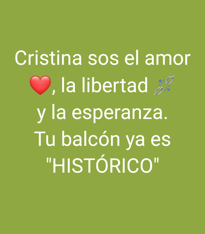 carlospaezactor's tweet photo. @CFKArgentina https://t.co/EWKNZLUvwS