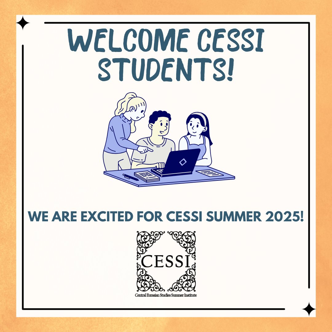Central Eurasian Studies Summer Institute tweet media