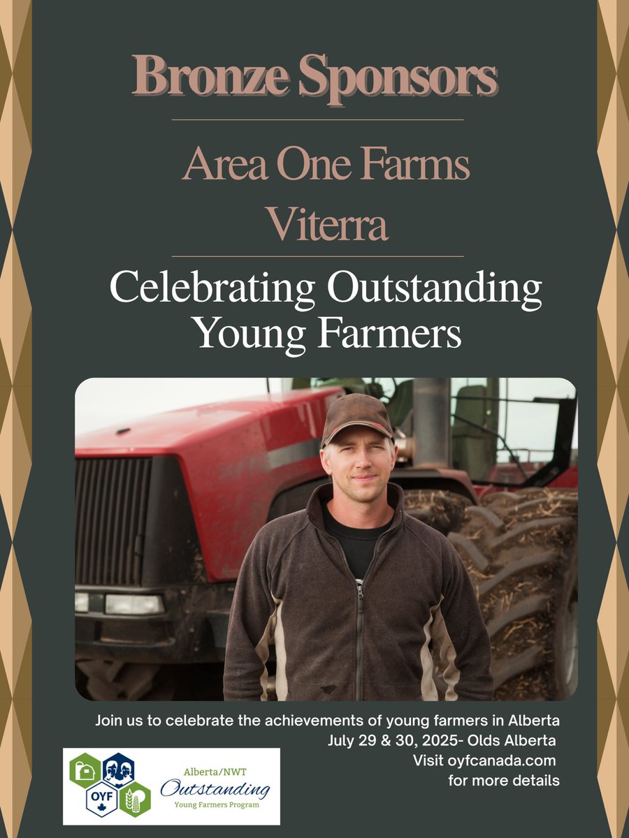 Alberta OYF (@albertaoyf) on Twitter photo Meet our Bronze Sponsors!
Their continued supports helps the Alberta OYF program flourish!
<a href="/ViterraCanada/">Viterra Canada</a> <a href="/AreaOneFarms/">Area One Farms</a>
<a href="/CanadaOYF/">CanadaOYF</a> Meet our Bronze Sponsors!
Their continued supports helps the Alberta OYF program flourish!
<a href="/ViterraCanada/">Viterra Canada</a> <a href="/AreaOneFarms/">Area One Farms</a>
<a href="/CanadaOYF/">CanadaOYF</a>