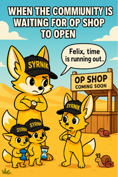 brbk85's tweet photo. Families talk about Felix so often that even the children know that they are waiting for the OP store to open :-)
@0x_xFeLix, @saharaai, #OPshop, #SyrnikOfSahara https://t.co/P4G5PmERyv