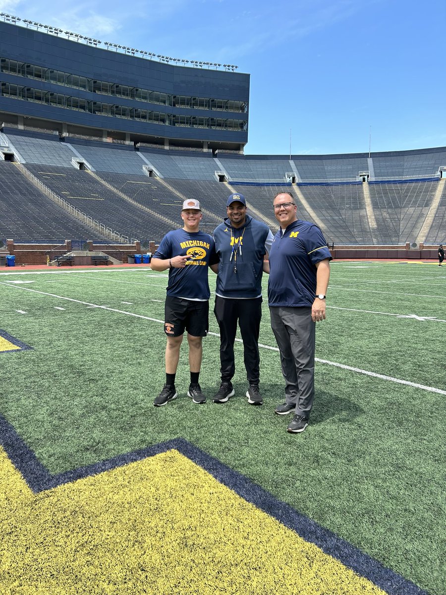Thomas Storm (@tstorm50) on Twitter photo Thank you <a href="/grant_newsome/">Grant Newsome</a> and <a href="/UMichFootball/">Michigan Football</a> for the outstanding camp! Really enjoyed seeing the facility’s and what the University of Michigan is all about!
<a href="/Coach_SMoore/">Sherrone Moore</a> <a href="/CoachNGilbert/">Nick Gilbert</a> <a href="/nick_rossiello/">Nick Rossiello</a> Thank you <a href="/grant_newsome/">Grant Newsome</a> and <a href="/UMichFootball/">Michigan Football</a> for the outstanding camp! Really enjoyed seeing the facility’s and what the University of Michigan is all about!
<a href="/Coach_SMoore/">Sherrone Moore</a> <a href="/CoachNGilbert/">Nick Gilbert</a> <a href="/nick_rossiello/">Nick Rossiello</a>