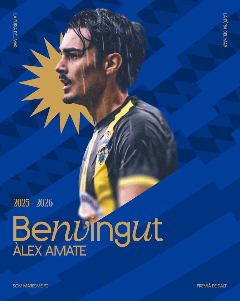 ✍️ 𝑩𝒆𝒏𝒗𝒊𝒏𝒈𝒖𝒕 𝒂𝒍 𝑺𝒐𝒎 𝑴𝒂𝒓𝒆𝒔𝒎𝒆 𝑭𝑪, 𝑨̀𝒍𝒆𝒙 𝑨𝒎𝒂𝒕𝒆!

𝑨̀𝒍𝒆𝒙 𝑨𝒎𝒂𝒕𝒆 és nou jugador del 𝑺𝒐𝒎 𝑴𝒂𝒓𝒆𝒔𝒎𝒆 𝑭𝑪.
Extrem desequilibrant, vertical i amb caràcter.

Arriba del <a href="/Montanyesa1927/">CF Montañesa</a> per reforçar l’atac i portar desequilibri per bandes.
