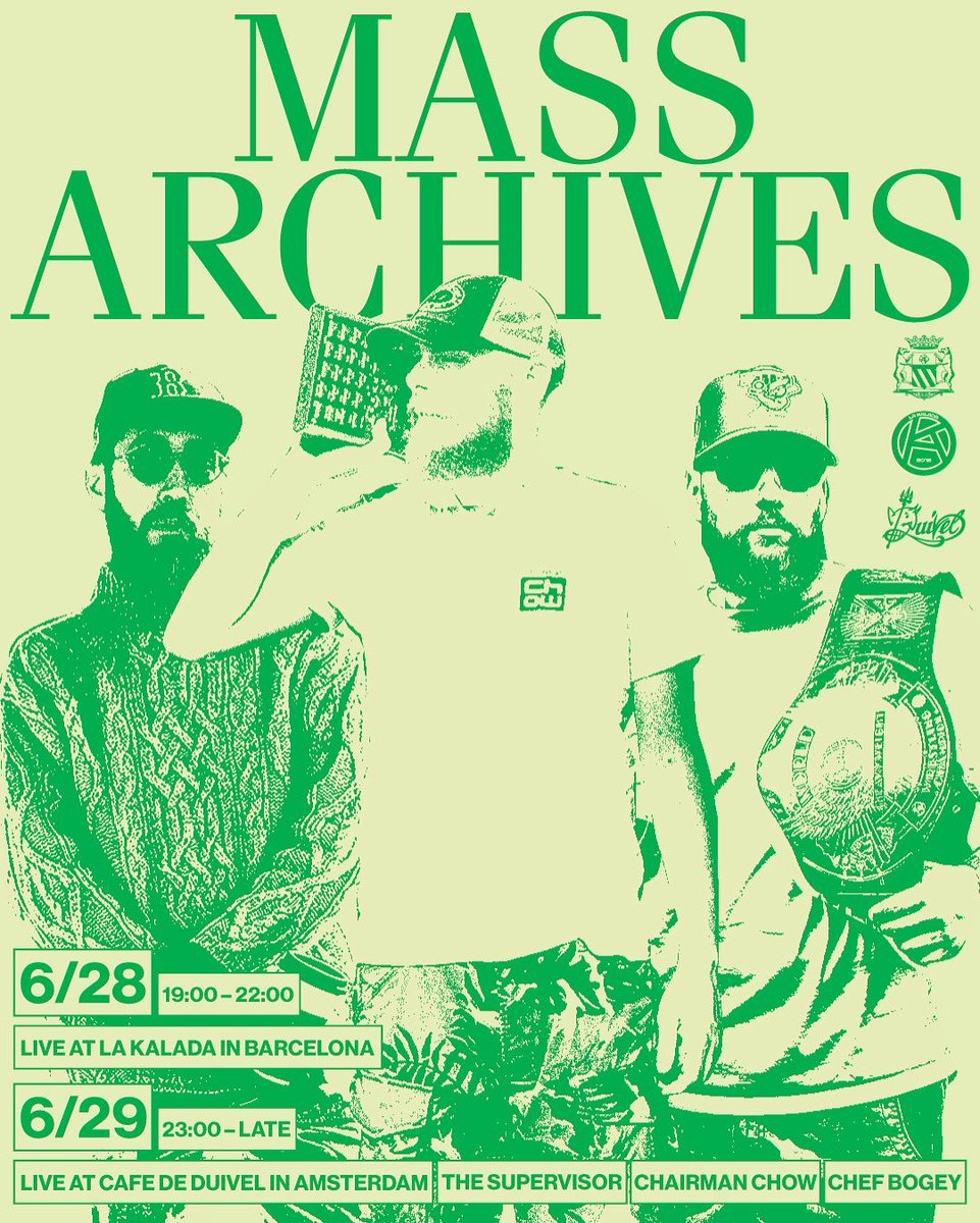 LIVE IN EUROPE!

See y’all soon.

Flyer by the 🐐 <a href="/alexpintstudios/">alex</a>. 

Maybe a surprise or two along the way 👀