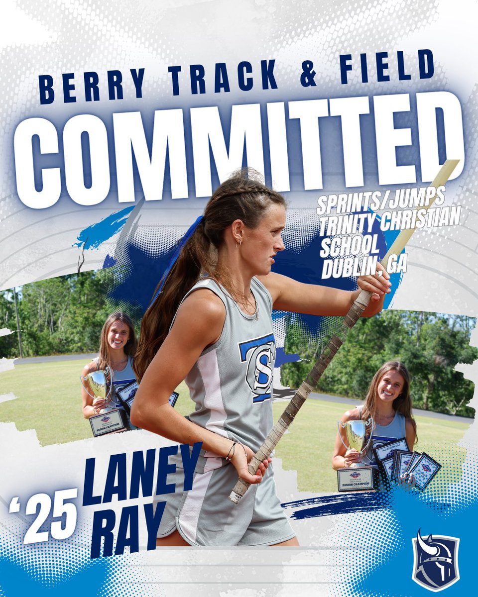 BerryXCTF's tweet image. Not done yet! Excited to welcome this incoming Viking who won the indiv State Championship title in the PV, TJ, and the 400m this past season! Give a round of 👏🏼 to Trinity Christian’s Laney Ray! @MilesplitGA @MileSplitSE #WeAllRow