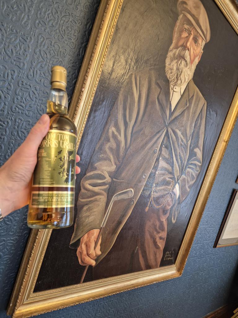 A dram for Old Tom's birthday,  at <a href="/MorayGC/">Moray Golf Club</a> .
For more whisky/ golfing experiences in the Highlands of Scotland...Www.dramcaddy.com