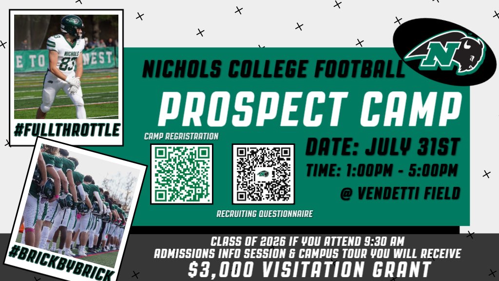 Thank you <a href="/CoachCBison/">Jonathan Conte</a> for the camp invitation!