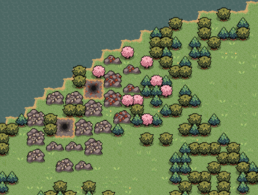 #monogame #indiegame #gamedev #indiedev #pixelart 
I'm trying to add fruit trees to the game, for starters it will be an apple tree