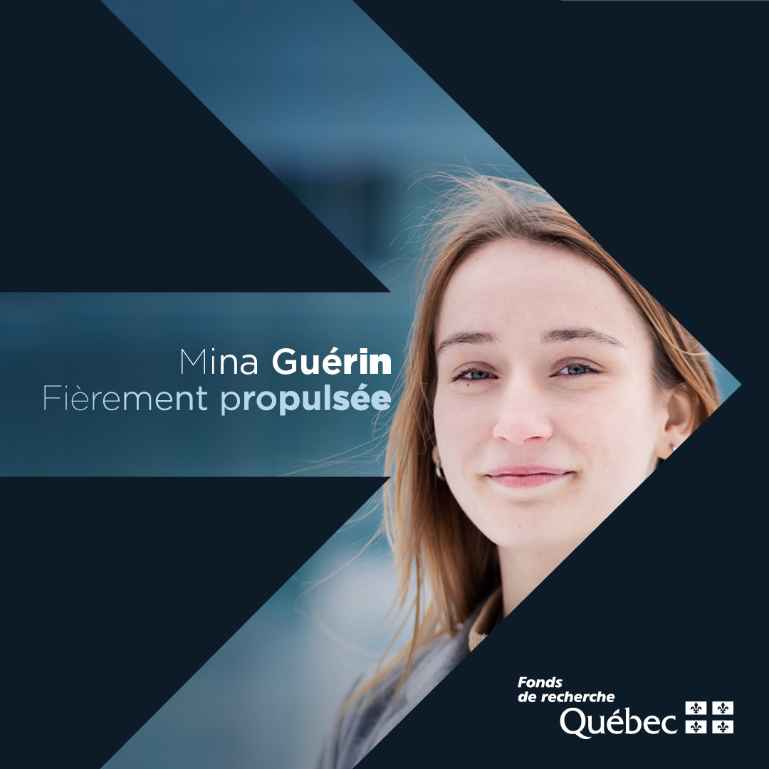 🎓 Félicitations à notre étudiante Mina Guérin, récipiendaire d’une prestigieuse bourse de doctorat en recherche – psychologie et neurosciences du Fonds de recherche du Québec !
Cette distinction souligne la qualité de ses travaux et son apport à la recherche en santé mentale.