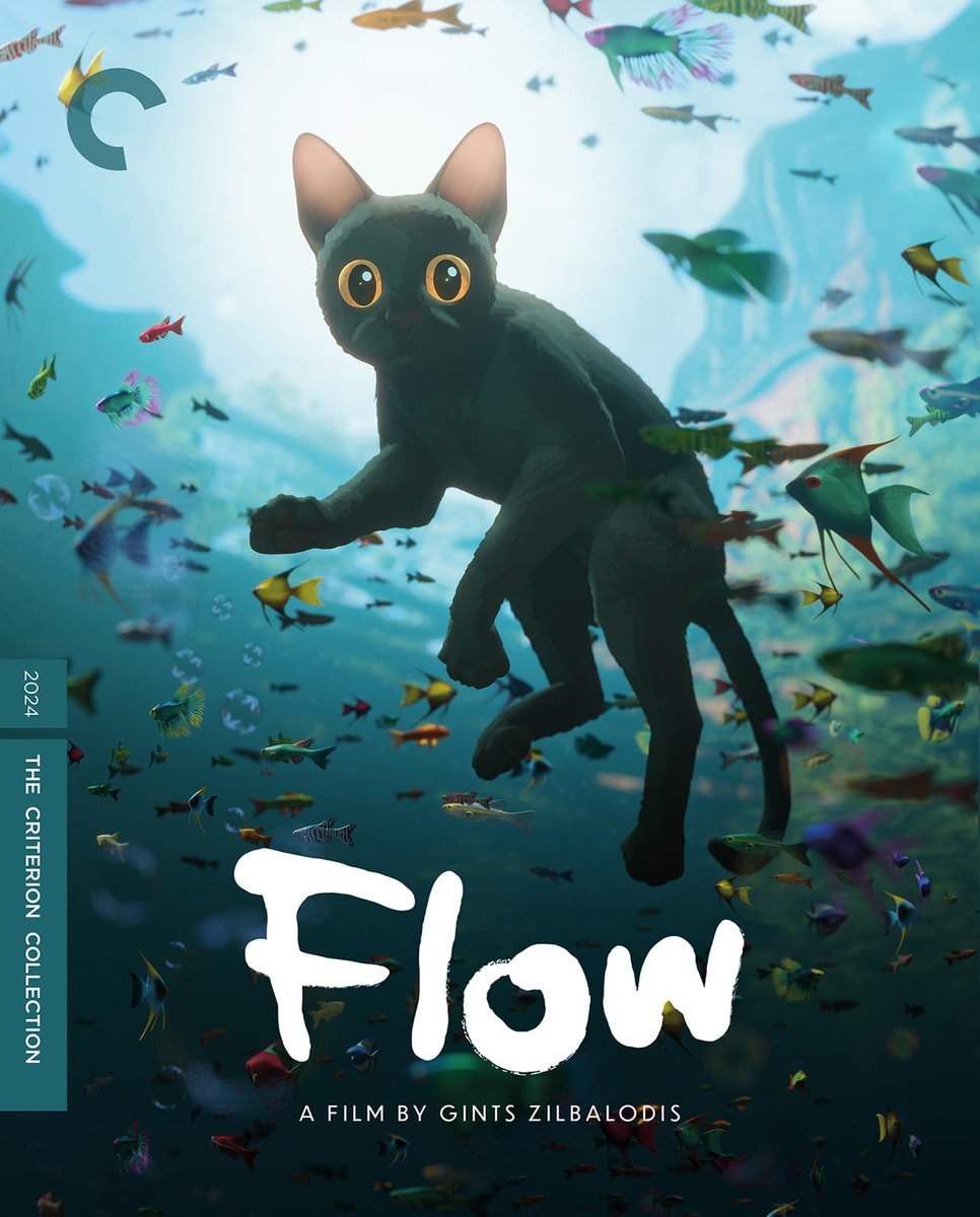 gintszilbalodis's tweet image. Flow Criterion!! Very excited about the extras! There's a lot of cool, never before shown stuff here. And Away! It’s crazy to think that all of the feature films I’ve made so far are in the Criterion Collection! Now I only need to make the next one that could live up to that...