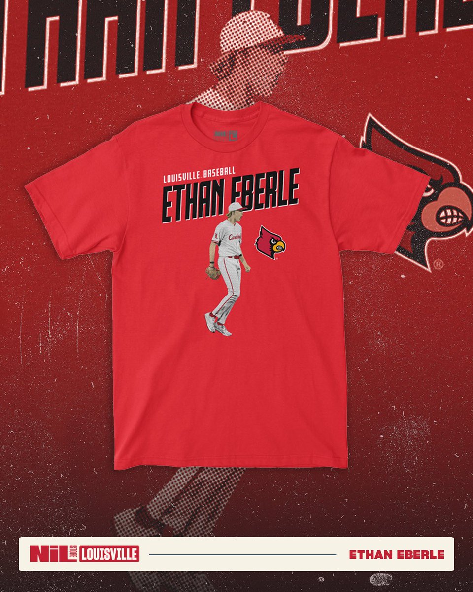 🚨ETHAN EBERLE EXCLUSIVE DROP🚨 

One of the newest, hottest releases on the Louisville NIL Store comes from one of the best freshmen in the nation! Support Ethan by shopping his storefront today! ⚾️💪🔥 #NIL #GoCards #L1C4 

nil.store/louisville/lou…