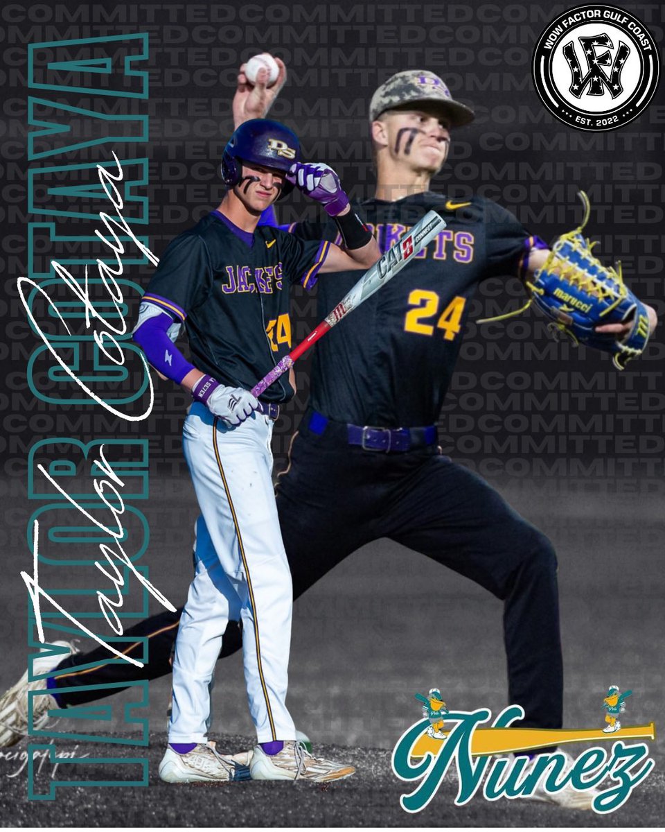 Wow Factor GulfCoast (@la_nationals) on Twitter photo Congrats to 2025 <a href="/TaylorCotaya/">Taylor Cotaya</a> with his commitment to <a href="/NunezCCBaseball/">Nunez CC Baseball</a> Great day for this young man and his family!!! <a href="/AlexPowell_20/">Alex Powell</a> <a href="/WFGulfCoast/">Wow Factor Gulf Coast</a> <a href="/lilreg13/">Reggie Bergeron</a> <a href="/DenhamBoys/">DS YELLOW JACKETS BASEBALL</a> Congrats to 2025 <a href="/TaylorCotaya/">Taylor Cotaya</a> with his commitment to <a href="/NunezCCBaseball/">Nunez CC Baseball</a> Great day for this young man and his family!!! <a href="/AlexPowell_20/">Alex Powell</a> <a href="/WFGulfCoast/">Wow Factor Gulf Coast</a> <a href="/lilreg13/">Reggie Bergeron</a> <a href="/DenhamBoys/">DS YELLOW JACKETS BASEBALL</a>