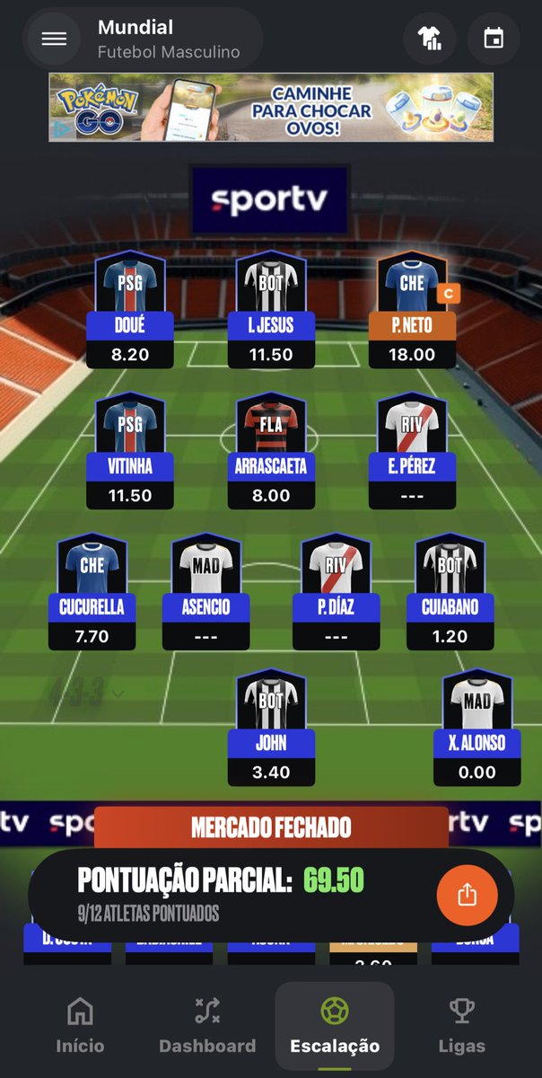 To assim com o meu cartola, e vcs?