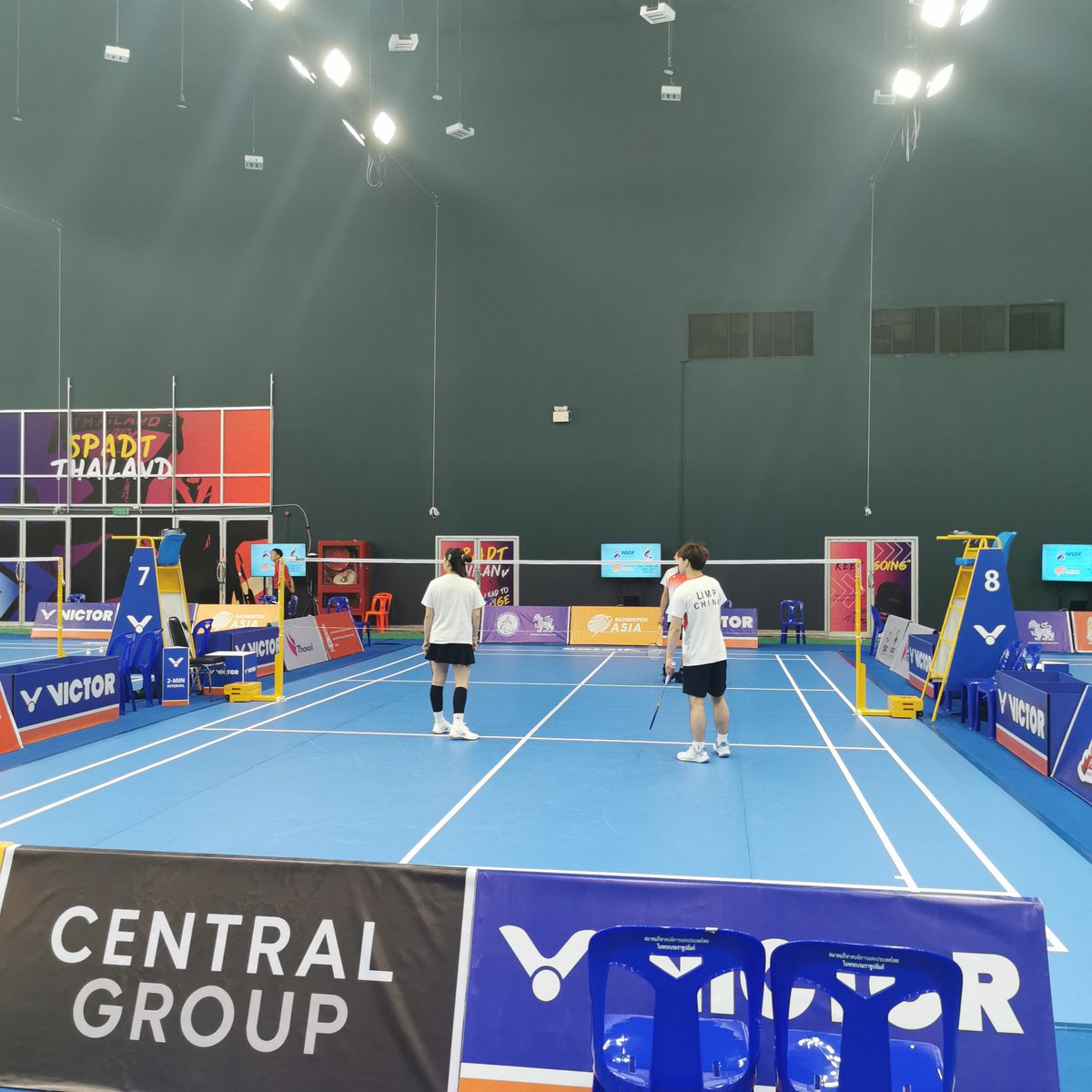 wschooi's tweet image. NSDF Badminton Asia Para Badminton Championships 2025 - Day 1 (A historical day for the Confederation) 

30mins to go before the first match, everyone is doing final checks, players warming up and getting ready for an exciting day. Let the game begins! 
@Badminton_Asia