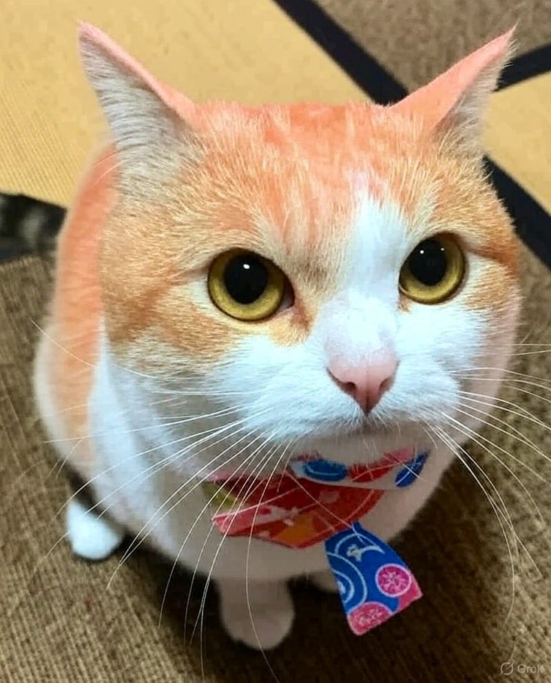 Un gato que cambia el color de su pelaje y no hace nada