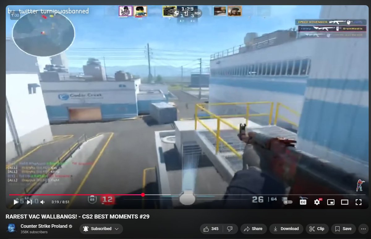 turnipwasbanned's tweet photo. when you lowkey in da cs proland video but he posted the twitter quality version #144p

still love being in it... i tried like 3 years ago to be in it but my clip wasnt dope enough... https://t.co/eV4QUfCpcg