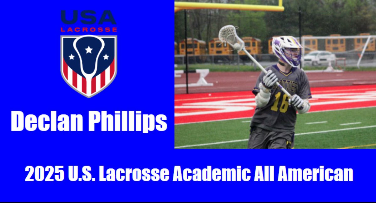 BSpa_Lax (@bspa_lax) on Twitter photo Congratulations to Jr. Declan Phillips on earning 2025 U.S. Lacrosse Academic All-American this spring!  Declan was one of five student-athletes in our section to earn this award.  Leading on the field and the classroom.  Congratulations to Declan & the Phillips Family! Congratulations to Jr. Declan Phillips on earning 2025 U.S. Lacrosse Academic All-American this spring!  Declan was one of five student-athletes in our section to earn this award.  Leading on the field and the classroom.  Congratulations to Declan & the Phillips Family!