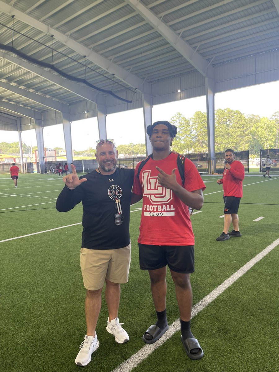RodJohnsonJr13's tweet image. Had a great time being at Lamar last Monday. Thank you for inviting me @CoachDaleen @LamarFootball @ParkwayFootball