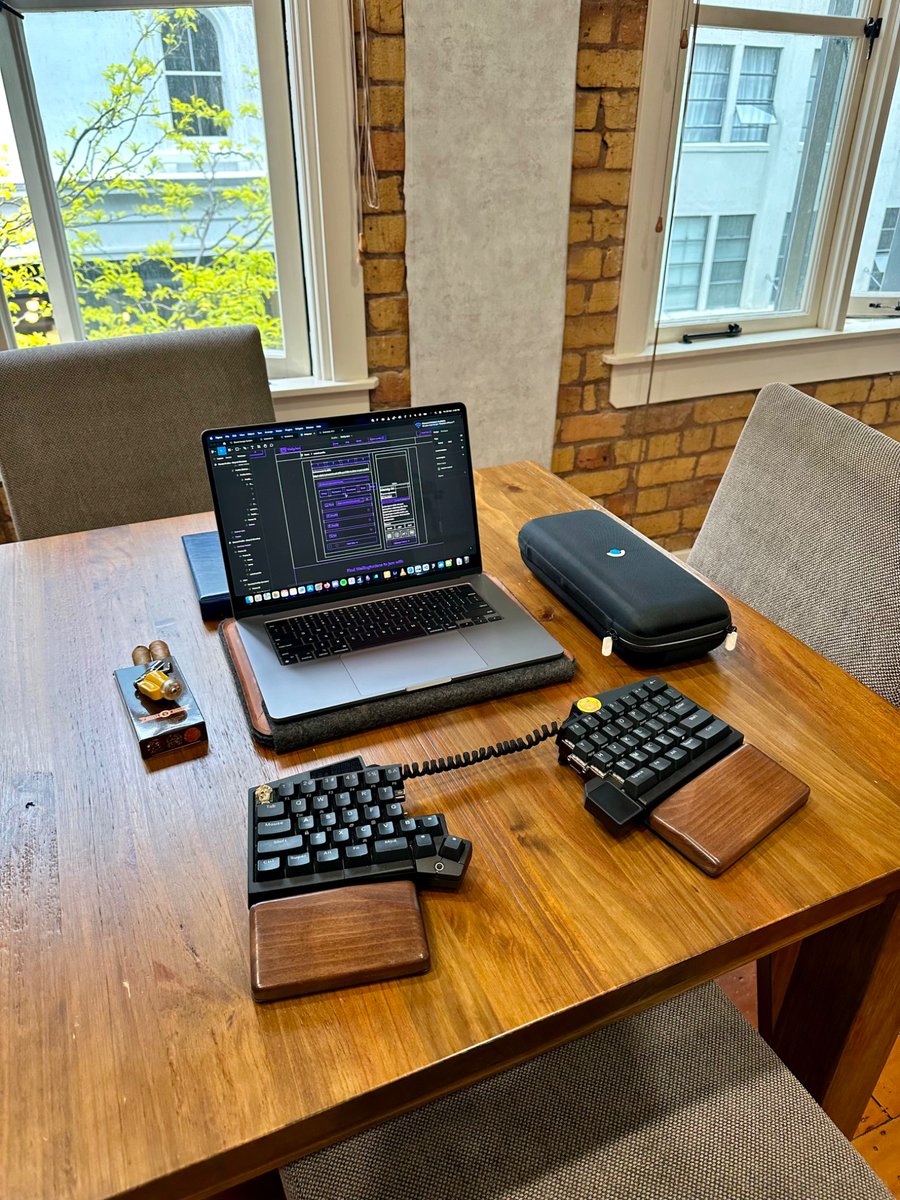 Charlie Coppinger (@thecoppinger) on Twitter photo 2 years ago I bought my beloved <a href="/UltHackKeyboard/">Ult. Hack. Keyboard</a>, and it travelled across 5 continents with me
A month ago in South Africa I had a chance to gift it to a dear friend for his birthday—it brings me great joy to think of him using it
Can’t wait for my 2nd to arrive this week! 2 years ago I bought my beloved <a href="/UltHackKeyboard/">Ult. Hack. Keyboard</a>, and it travelled across 5 continents with me
A month ago in South Africa I had a chance to gift it to a dear friend for his birthday—it brings me great joy to think of him using it
Can’t wait for my 2nd to arrive this week!