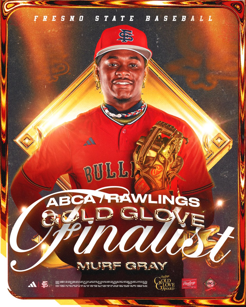 king of the hot corner 👑 

Murf Gray is an ABCA/Rawlings Gold Glove Finalist‼️

#DiamondDogs