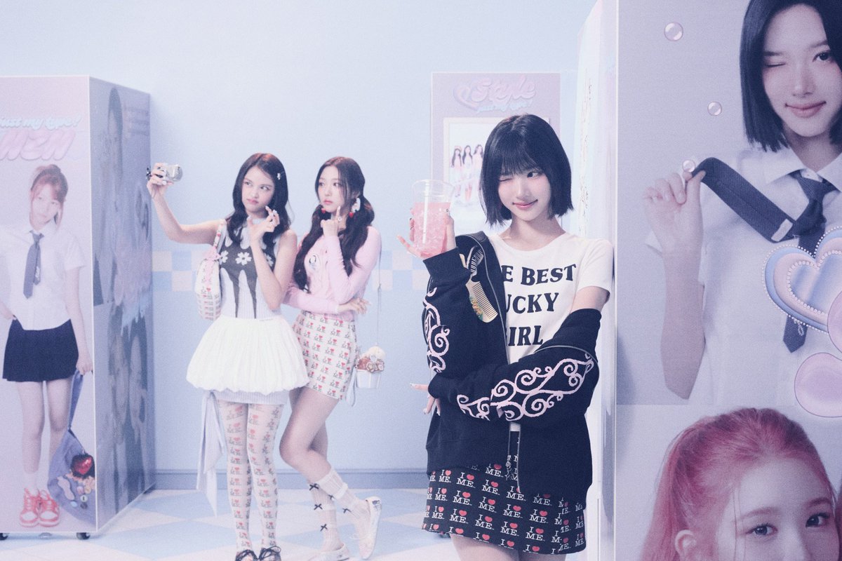 With posters of themselves as both backdrop and narrative, they remind us: every girl is the main character—and these girls are here to show you exactly how that story should be styled.