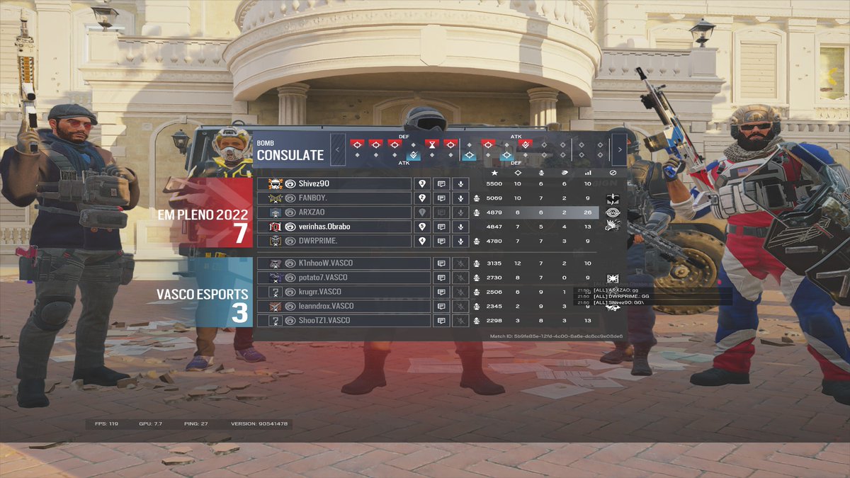 Caio (@arxzao) on Twitter photo GG 7-3 vs <a href="/vasco_esports/">Vasco eSports</a> pela Liga Start
Ótimo jogo pra estrear bem no camp e conter a ansiedade pro resto da fase de grupos
#EMPLENO2022 GG 7-3 vs <a href="/vasco_esports/">Vasco eSports</a> pela Liga Start
Ótimo jogo pra estrear bem no camp e conter a ansiedade pro resto da fase de grupos
#EMPLENO2022