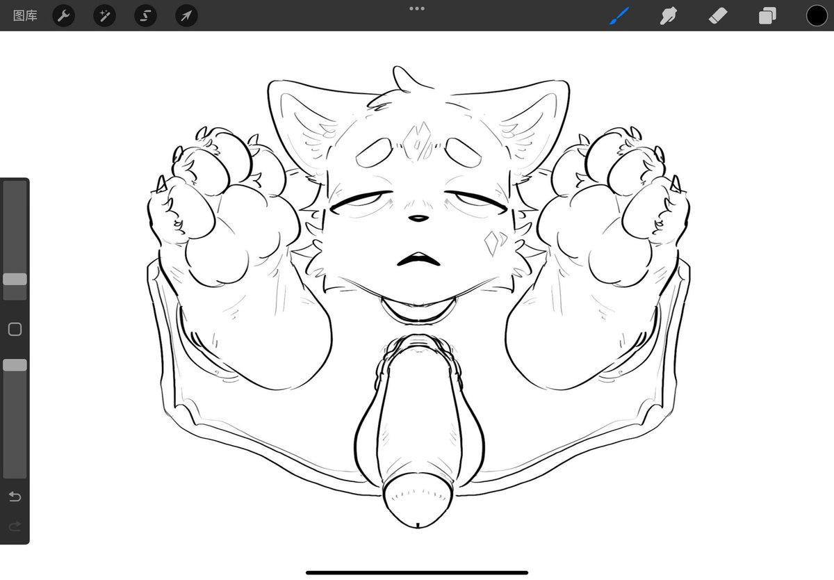 用对称工具画壁挂未免过于偷懒了
⚠️snuff