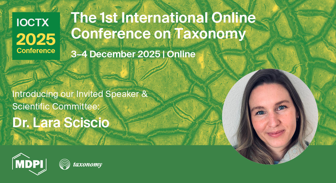 🎉 Welcome Dr. Lara Sciscio – Invited Speaker &amp; Committee of #IOCTX2025 !
(December 3-4, 2025, Online, CET)
🔗 Submit the abstract by August 7, 2025: bit.ly/41ZzXj4
🔗 More info: bit.ly/4bY2bOn
#Taxonomy #Conference #Ichnology #Jurassic #Palaeoecology #Sauropod