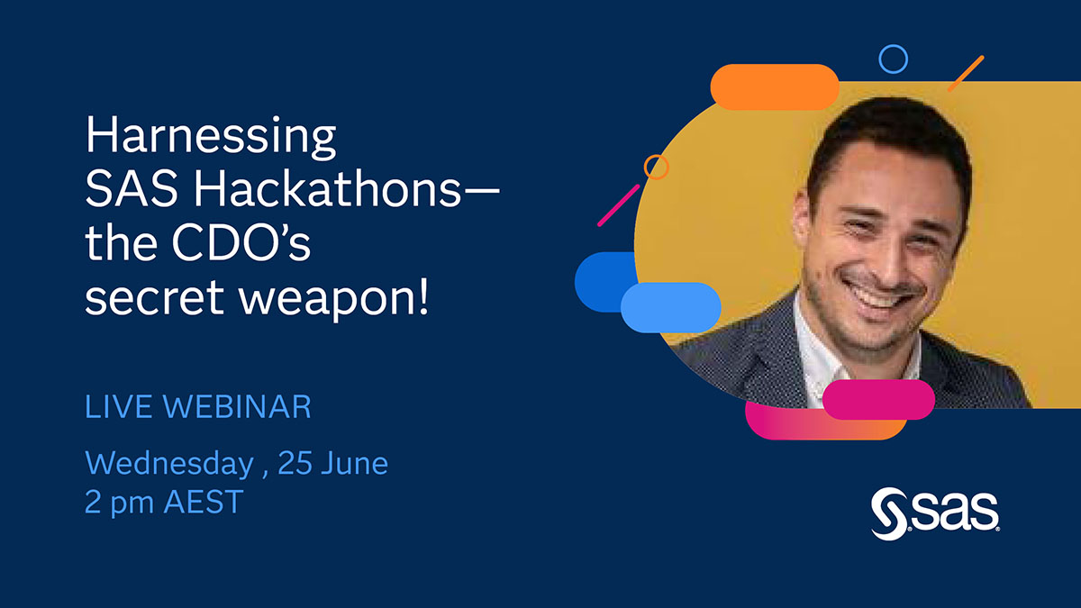 Behind every successful AI strategy is a culture of experimentation. In this webinar, we explore what emerged from the last SAS Hackathon—and why business leaders should be paying attention. Register now 2.sas.com/60184P88K
