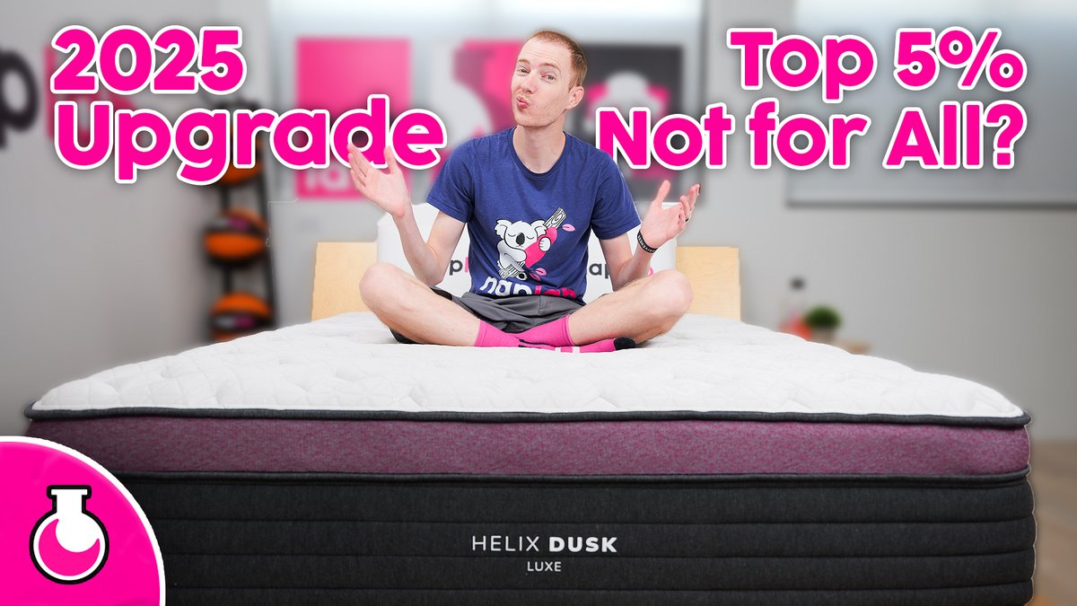 NEW VIDEO! Helix Dusk Luxe Mattress Review — The 2025 Updated Version. It's Firmer This Time
youtube.com/watch?v=cahzqz…

 #MattressReview #HelixMattress #MattressShopping #MattressGuide #FirmMattress