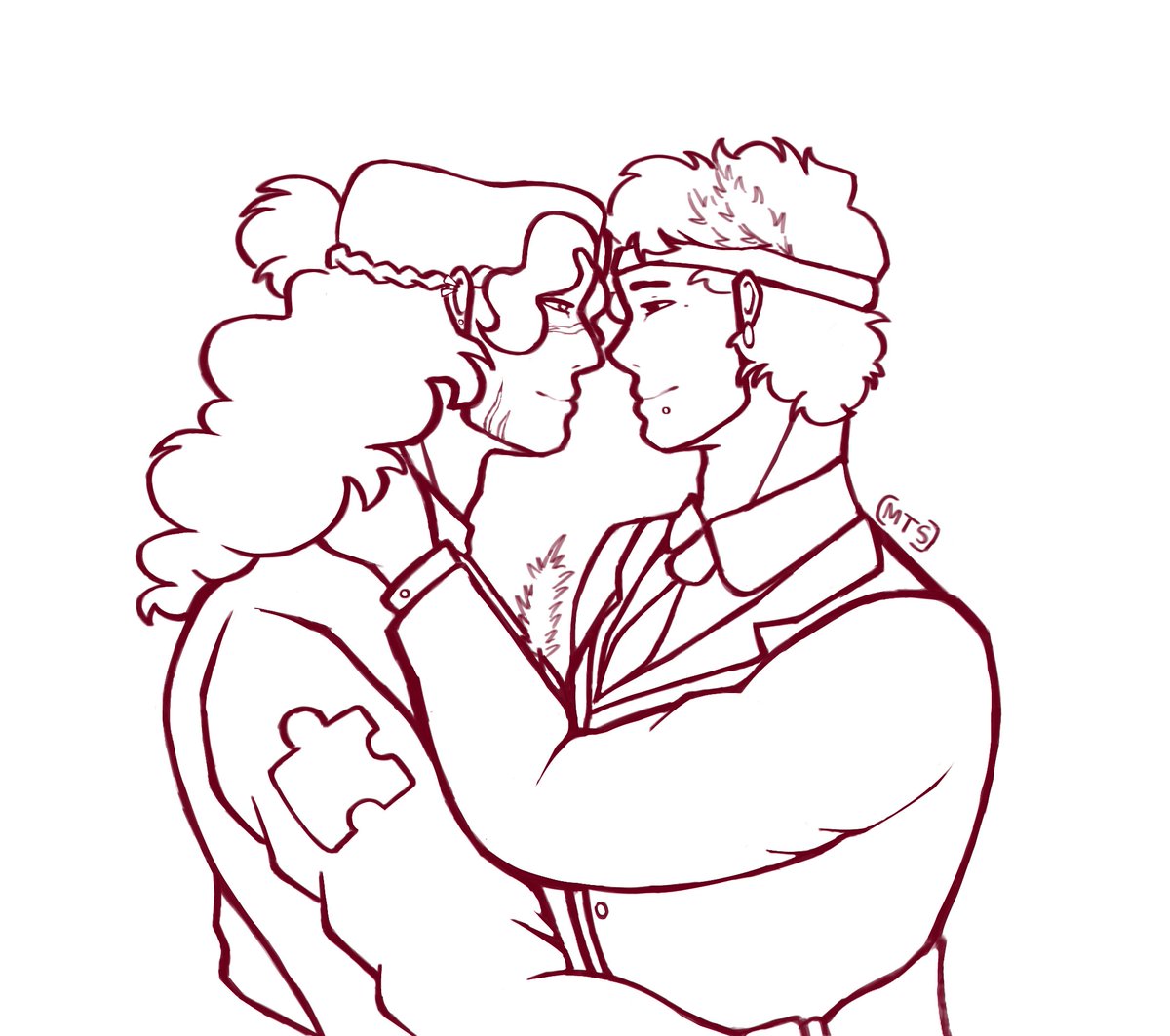 Não tive muito tempo para fazer algo mais UOU mas espero que vcs gostem desse rascunho bobinho dos meus pais meus pais

Feliz 2 anos de casamento dos guapoduo 🩷

[ #guapoduo #guapoduofanart #guapo2bodas ]