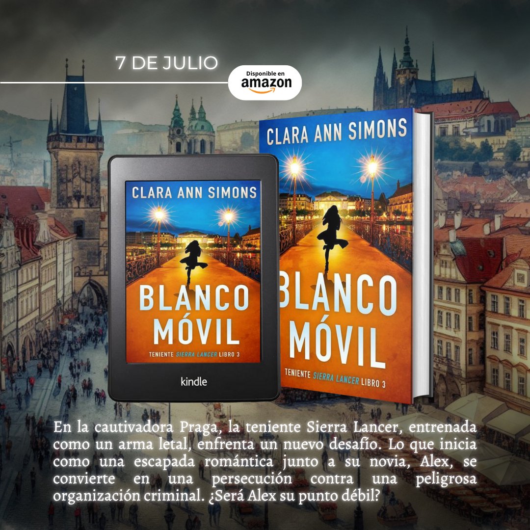 ⚠️PREVENTA⚠️

🕵️‍♀️"BLANCO MÓVIL"
Trilogía Teniente Sierra Lancer - n°3
Autora: Clara Ann Simons
(<a href="/ClaraAnnSimons1/">Clara Ann Simons</a>)

Disponible en Amazon a partir del 7 DE JULIO:

(🇲🇽Mx) amzn.to/3DXGTnv
(🌍Resto del mundo) amzn.to/42cGirn

#BookTwitter #LibrosLesbicos #Kindle #publi