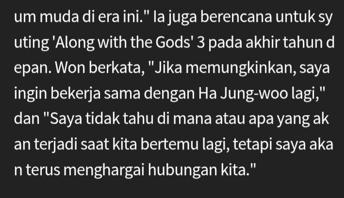 •kdm• WAKE UP EVERYONE 😭😭
ada planning film Along With The Gods bakal dibuat season 3 nya dan syuting tahun depan ini yang ngomong produser won dongyeon 😭 omg siapa yang nungguin?