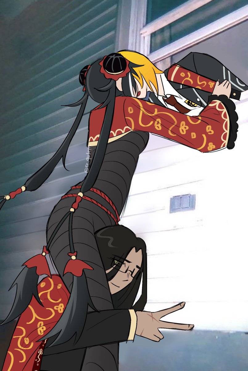 re_qu1em's tweet image. i just be drawing anything atp bruh
#LimbusCompany #Limbus_Company 

donchun (and wei)