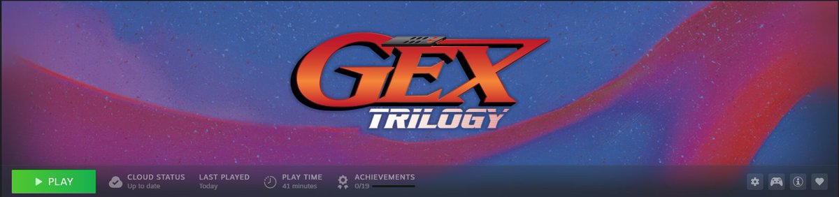 bought me the Gex trilogy today, time for some gecko memories🦎