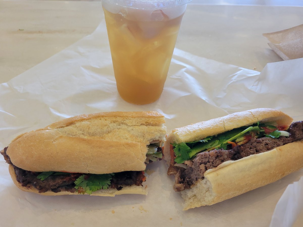 Wanted a pate banh mi from Broadard Express at the airport and the auntie sighed, looked around, and said "Someone asked for ketchup earlier! OKAY SURE I go ALL the way to McDonald's for ketchup. Sorry no pate." Womp womp