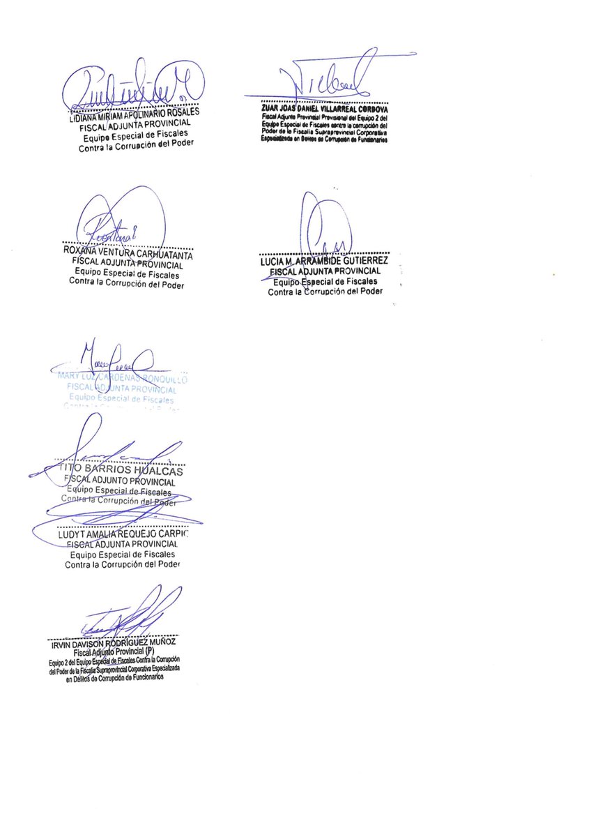 Fiscales EFICCOP y Coordinadores  se alinean con Delia Espinoza. 2 facciones se disputan controlar la organización criminal que no acusa a Odebrecht ni a Graña y Montero.