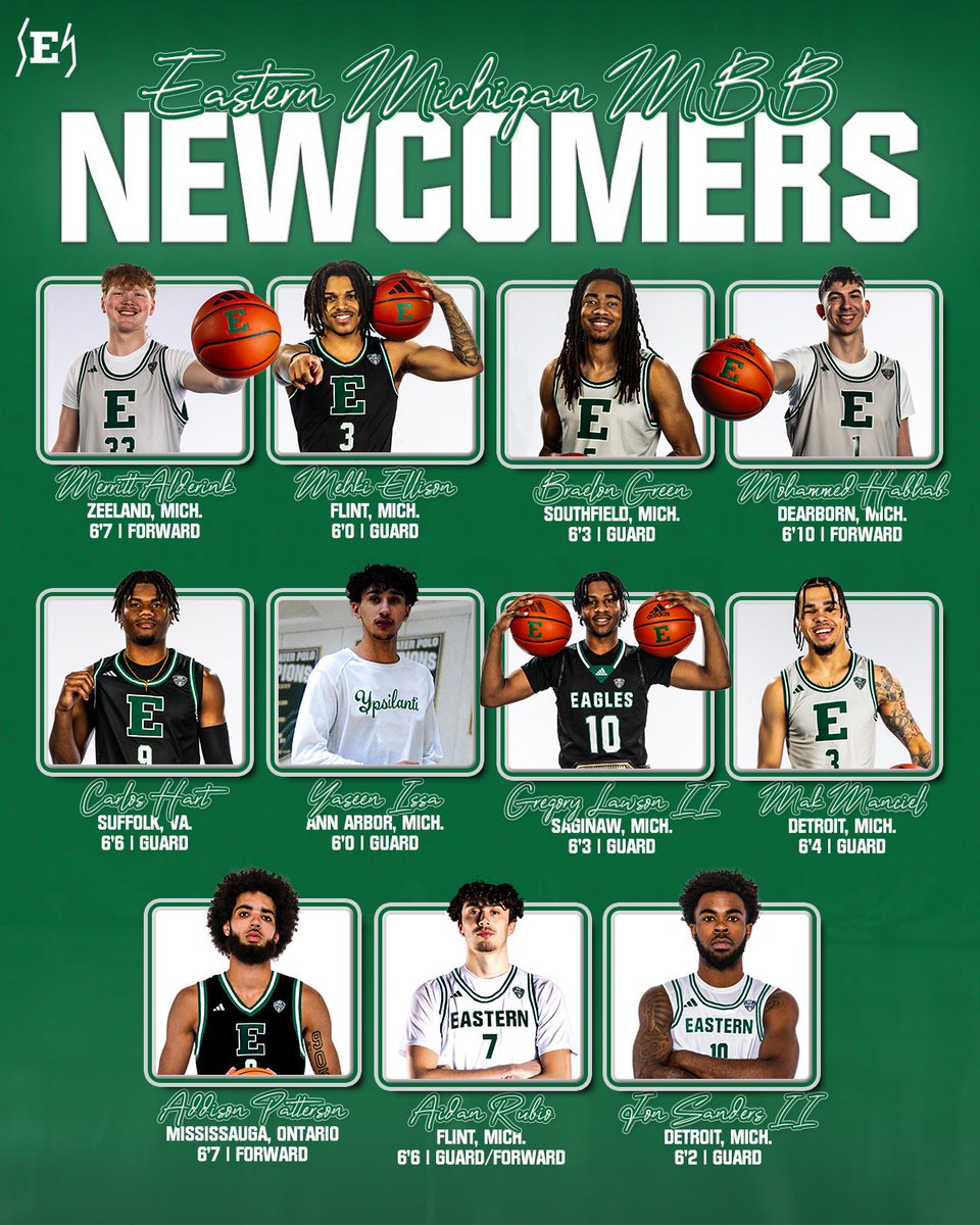 Our new Eagles 🤩 

#EMUEagles