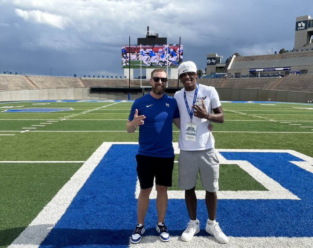 Austin Price (@austinprice2026) on Twitter photo Had a great weekend at Air Force! Thank you for having me out. ⚡️⚡️<a href="/coachskene3/">Brett Skene</a> <a href="/Coach_Thiessen/">Mike Thiessen</a> <a href="/CoachTCalhoun/">Troy Calhoun</a> <a href="/CoachStubbs/">Taylor Stubblefield</a> <a href="/CoachJRayburn/">Jeff Rayburn</a> <a href="/Brett_Gilchrist/">Brett Gilchrist</a> <a href="/drkharp/">Kelly Withee Harper</a> <a href="/LSHS_FBRecruits/">Lone Star HS Football Recruiting</a> Had a great weekend at Air Force! Thank you for having me out. ⚡️⚡️<a href="/coachskene3/">Brett Skene</a> <a href="/Coach_Thiessen/">Mike Thiessen</a> <a href="/CoachTCalhoun/">Troy Calhoun</a> <a href="/CoachStubbs/">Taylor Stubblefield</a> <a href="/CoachJRayburn/">Jeff Rayburn</a> <a href="/Brett_Gilchrist/">Brett Gilchrist</a> <a href="/drkharp/">Kelly Withee Harper</a> <a href="/LSHS_FBRecruits/">Lone Star HS Football Recruiting</a>