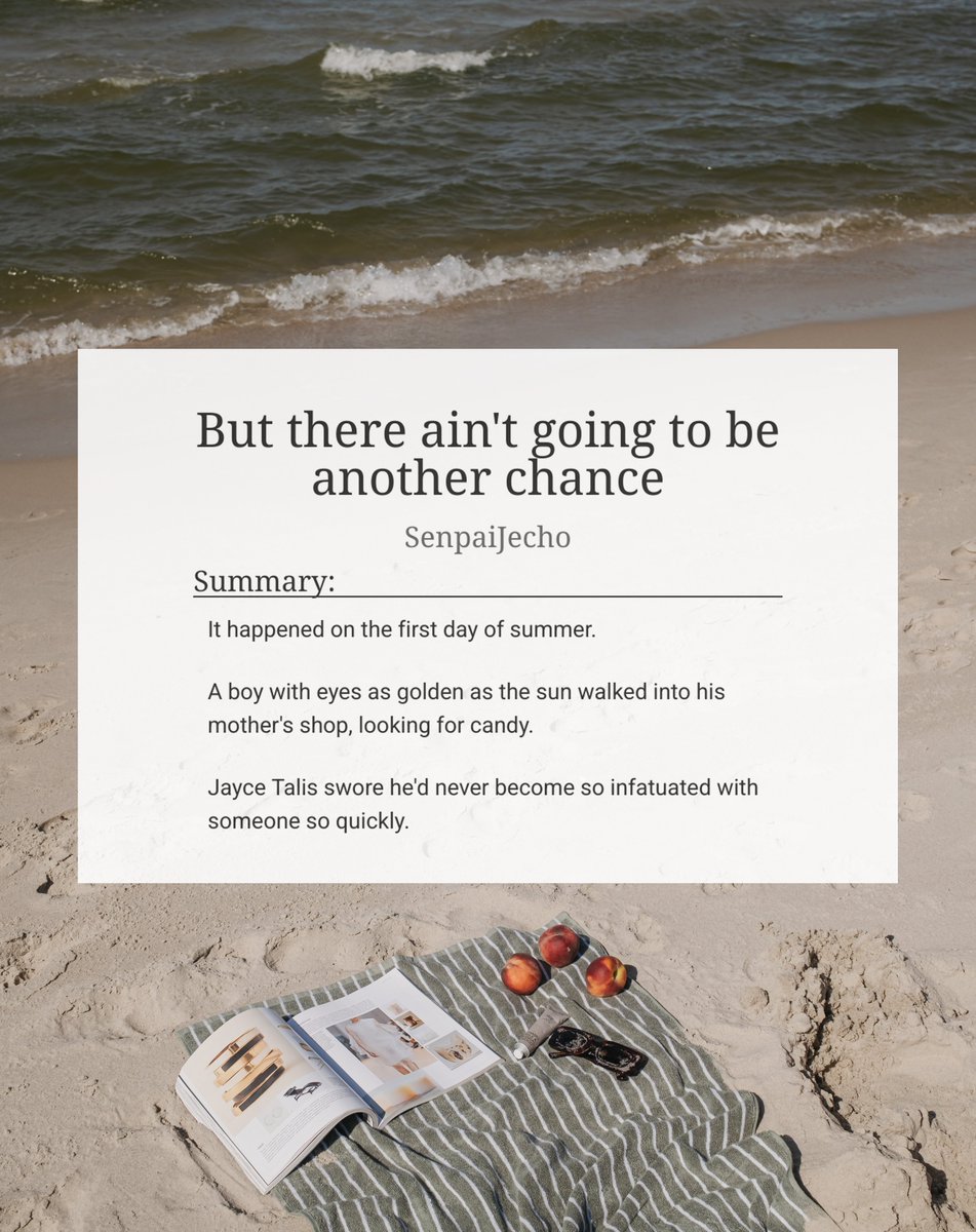 SenpaiJecho's tweet image. I am so pleased to present my first tribute to the Jayvik nation
☼ | Friends to lovers,
☼ | Fluff & Angst with a happy ending
☼ | 22 k words
☼ | Ch 1 of 2
☼ | archiveofourown.org/works/66225526…
☼ | También en español (link abajo)
#jayvik #arcane