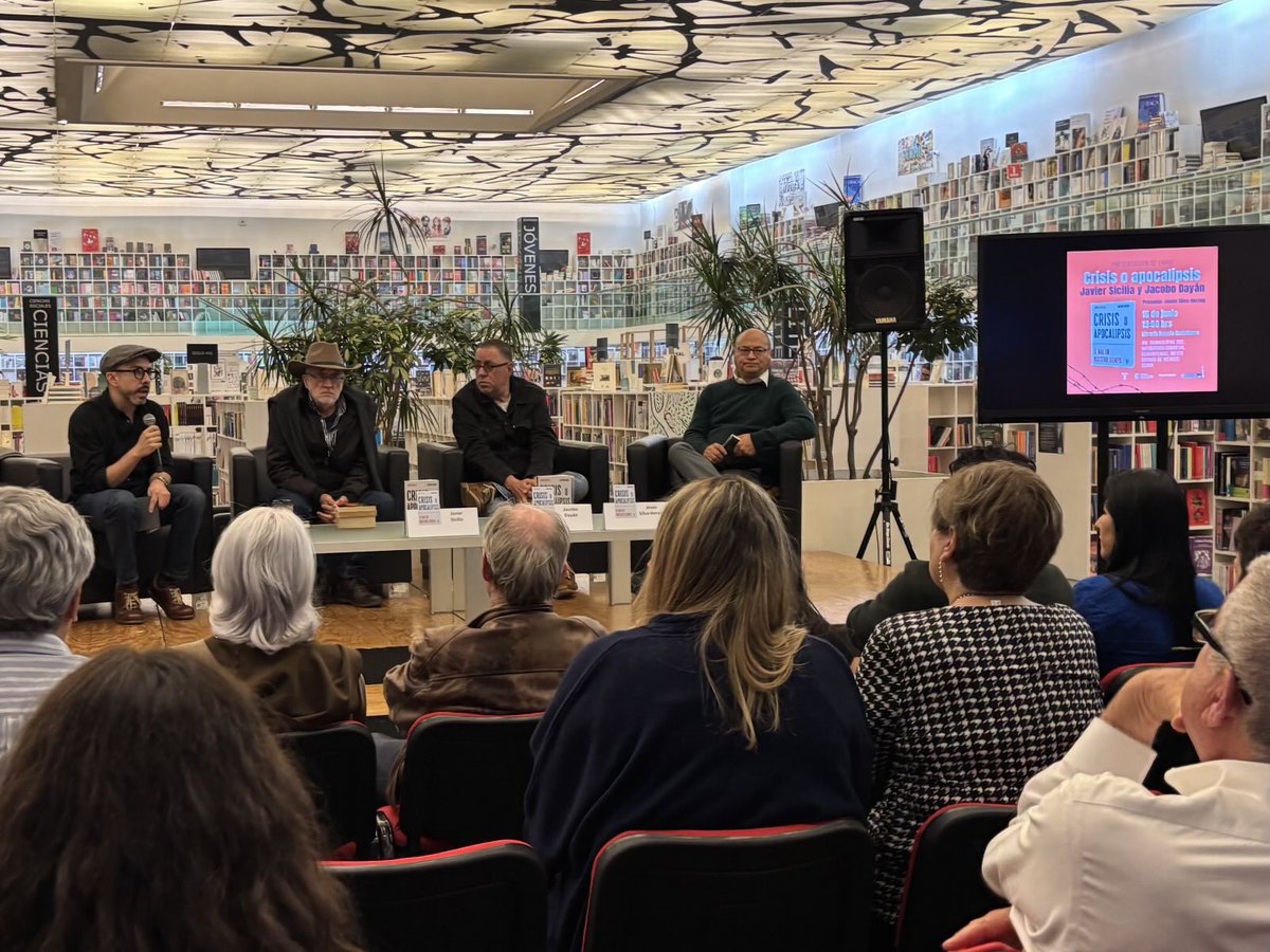 Presentación del libro “Crisis o Apocalipsis”, de Javier Sicilia y Jacobo Dayán.