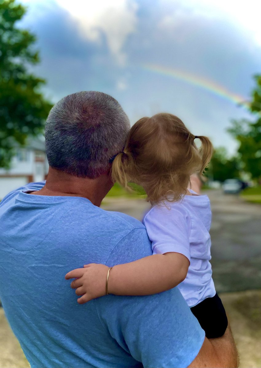 Celebrating Father’s Day and my daughter’s birthday on the same day… This girl loves her Papaw.