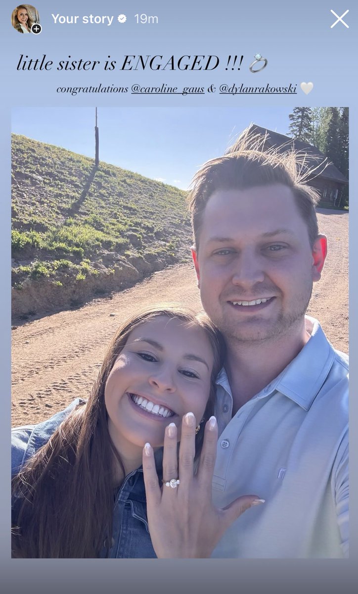 my little sister is ENGAGED!!! 💍🥰🥳