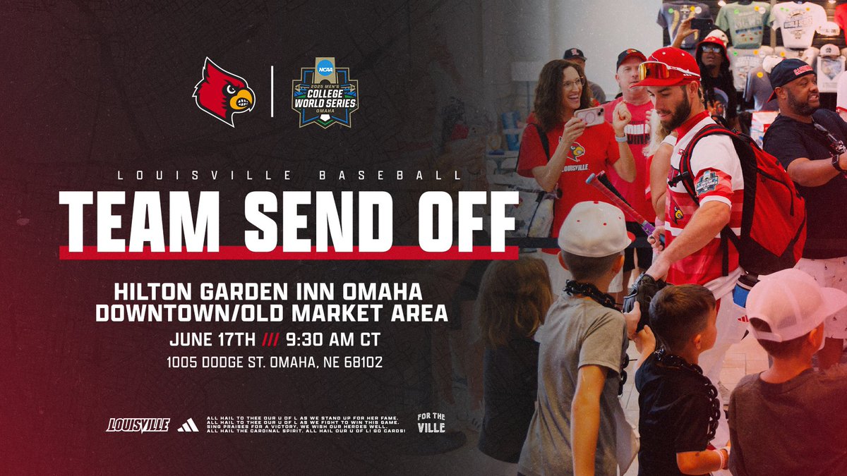LouisvilleBSB's tweet photo. We're running it back on Tuesday.

See you in the morning.

#GoCards https://t.co/KXOiqBrS1v