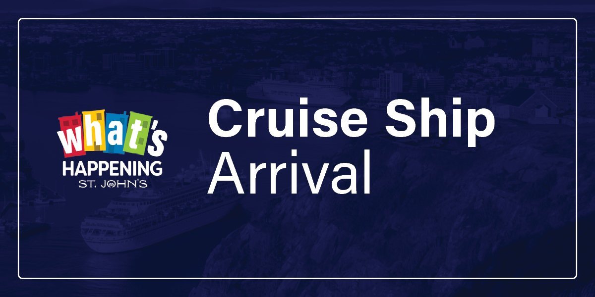 City Of St Johns NL  
          
   🛳️ Cruise Ship Silver Shadow 🛳️
      🧑‍🤝‍🧑  338 Passengers  Arrives   
                    Tuesday - June 17
           ⌚Arrives 8 AM - 6PM⌚
     Parking Will Be Affected Downtown
  Please Check The Below Press Release    
            
 Cruise
