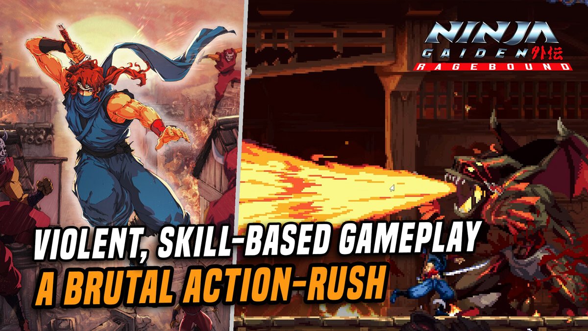 Yo checkout my First Impressions Gameplay video of:
Ninja Gaiden: Ragebound

Title:
Slicing Through Ninja Gaiden Ragebound | First Impressions

Link:
youtu.be/Zjsvlj13zg8