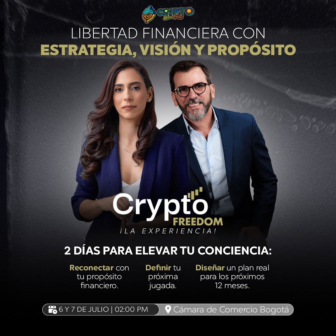 🚀✨Atención Criptoparceros!✨🚀 Se viene un evento que marcará un antes y un  después en tu camino hacia la libertad financiera real. 🗓️ Este 06 y 07 de  julio de 2025, en la