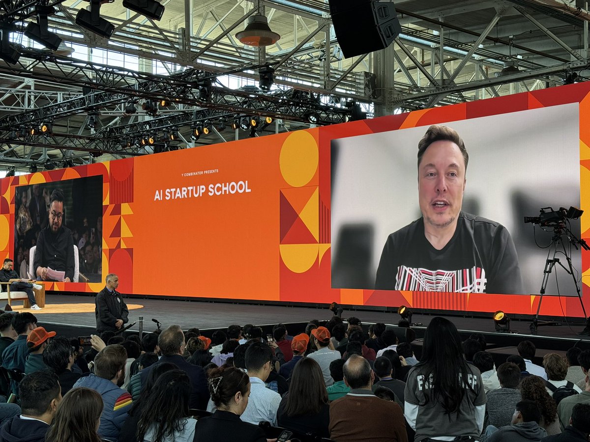 Elon Musk in new interview on leaving DOGE: “Imagine you’re cleaning a beach which has a few needles, trash, and is dirty. And there’s a 1,000 ft tsunami which is AI that’s about to hit. You’re not going to focus on cleaning the beach.”